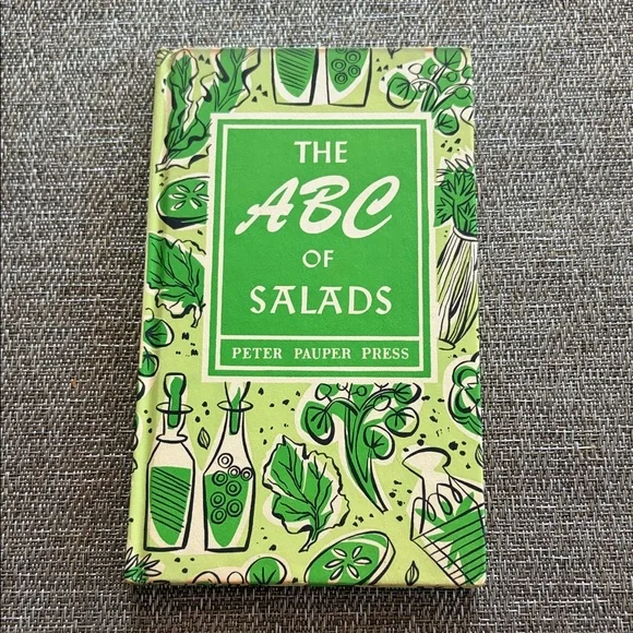 Vintage MCM Cookbook "The ABC of Salads" 1958 Good Condition - Picture 1 of 7